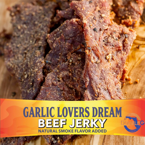 DoubleG Garlic Lovers Dream Beef Jerky – 2.5 Ounce