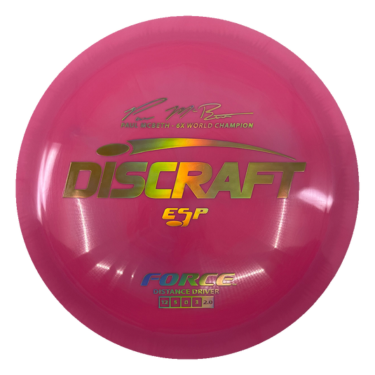 Force - 6x World Champ Stamp | Signature: Paul McBeth