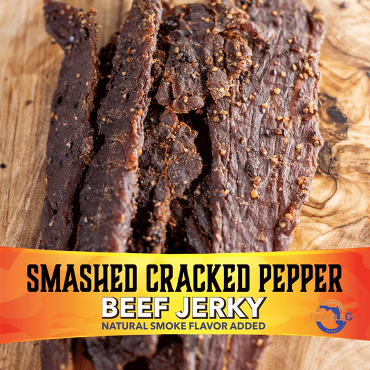 DoubleG Craft Beef Jerky – Smashed Crack Pepper – 2.5oz